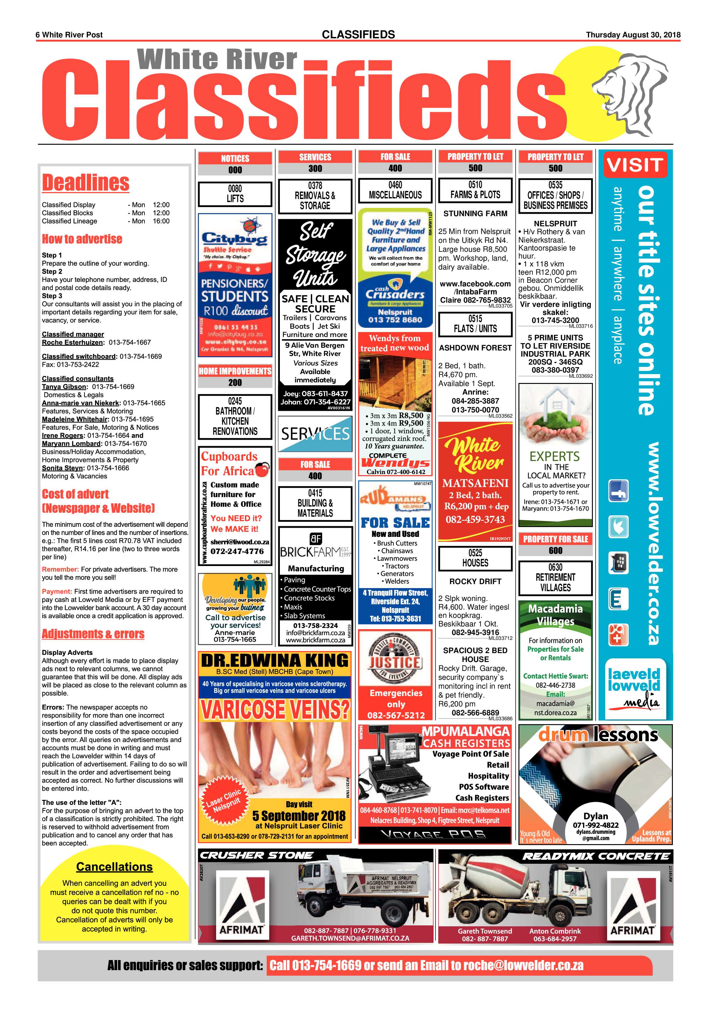White River Post 30 August 2018 page 6