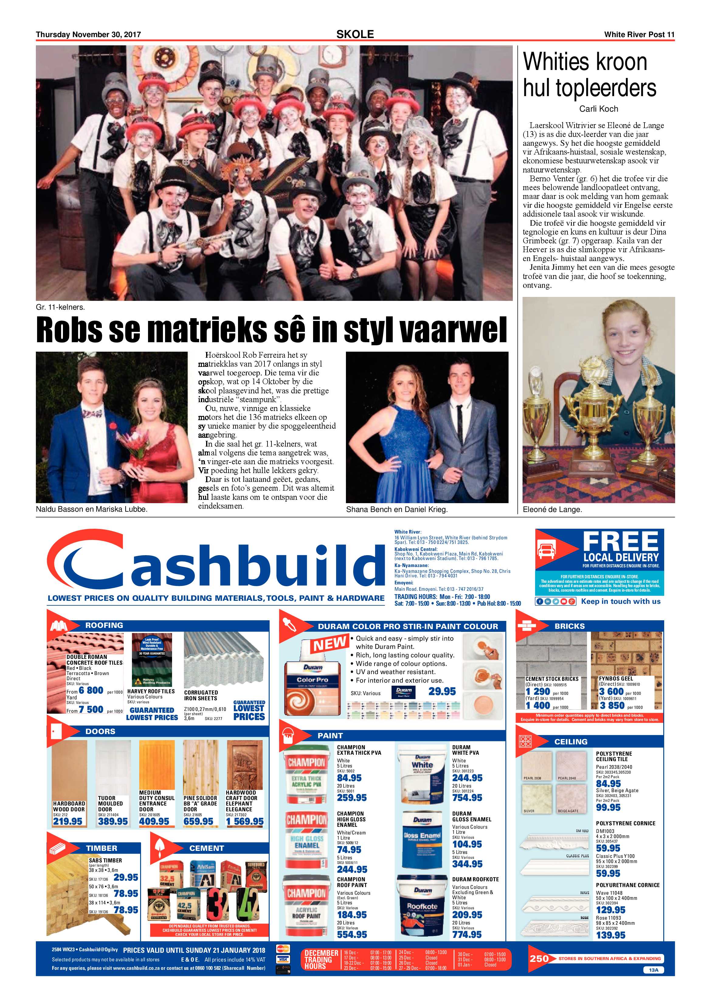 White River Post 30 November 2017 page 11
