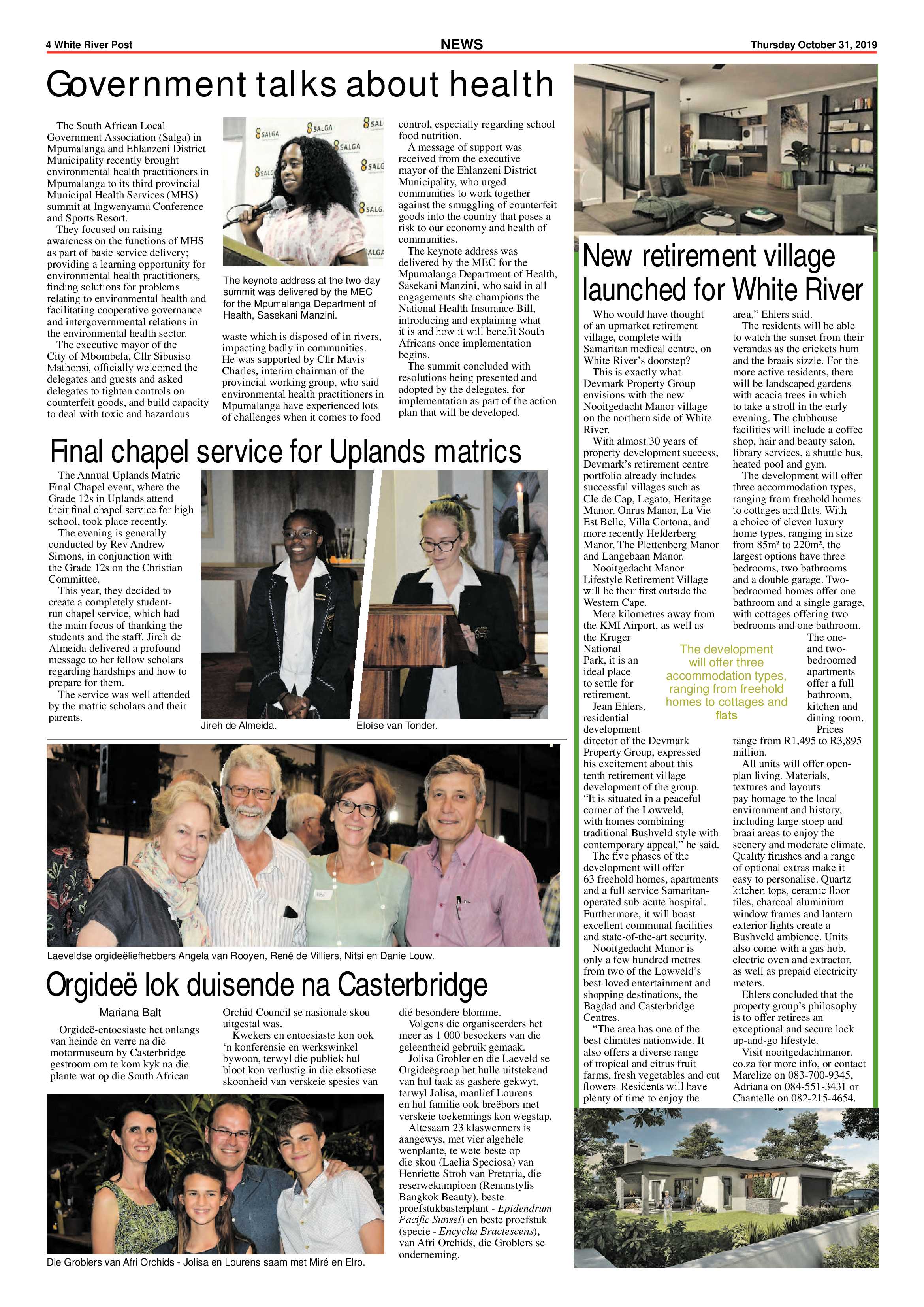 White River Post 31 October 2019 page 4