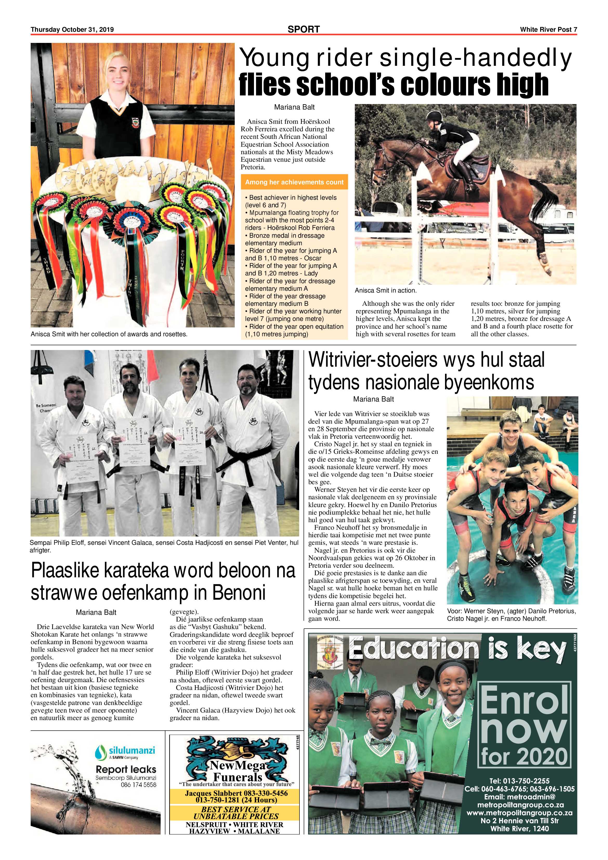 White River Post 31 October 2019 page 7