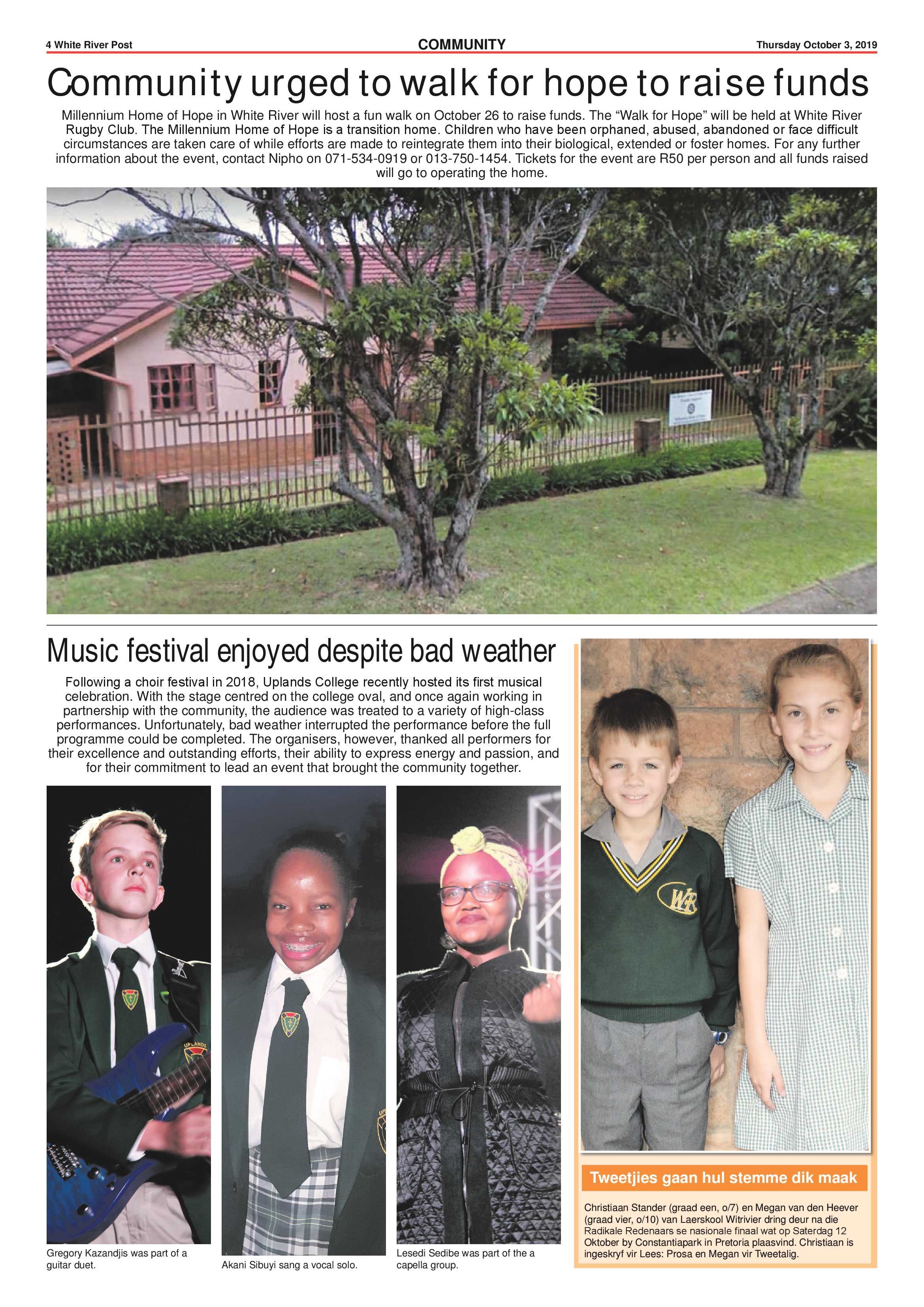White River Post 3 October 2019 page 4