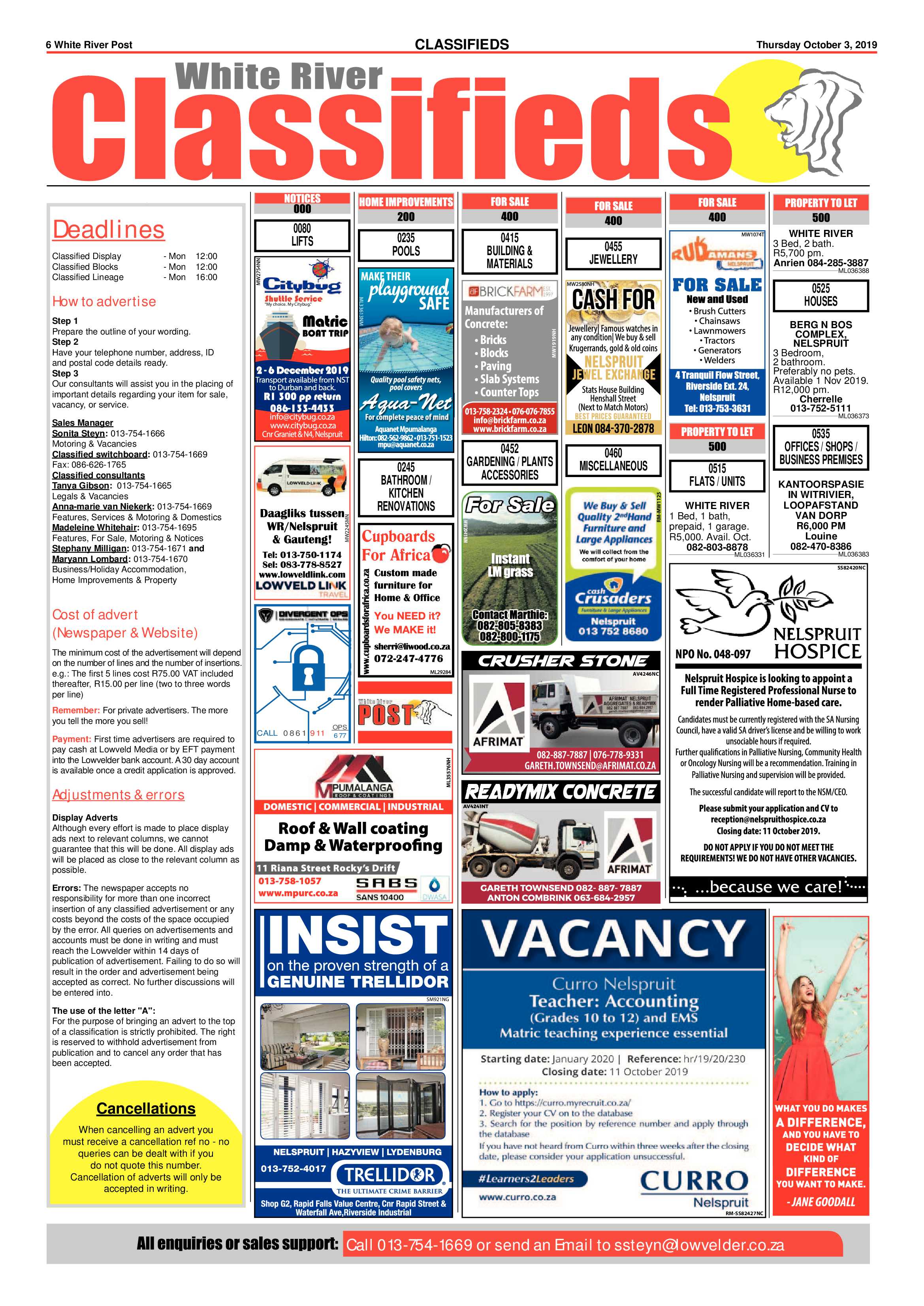 White River Post 3 October 2019 page 6