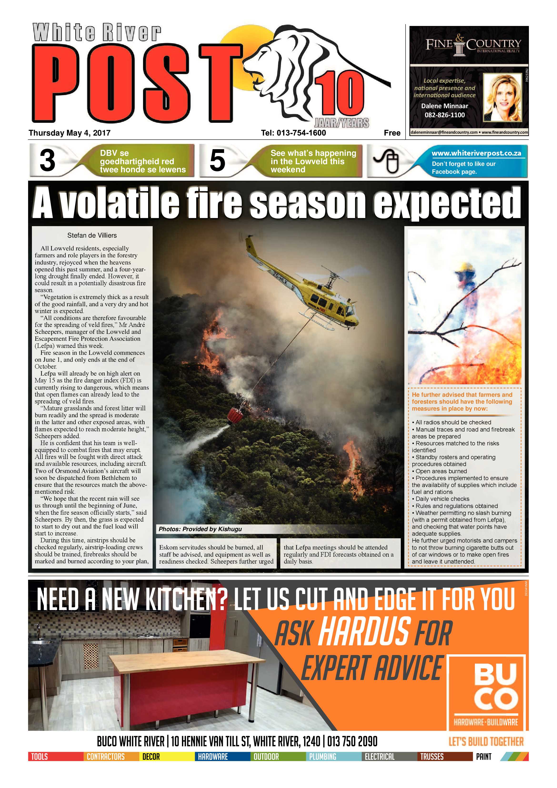 White River Post 4 May 2017 page 1