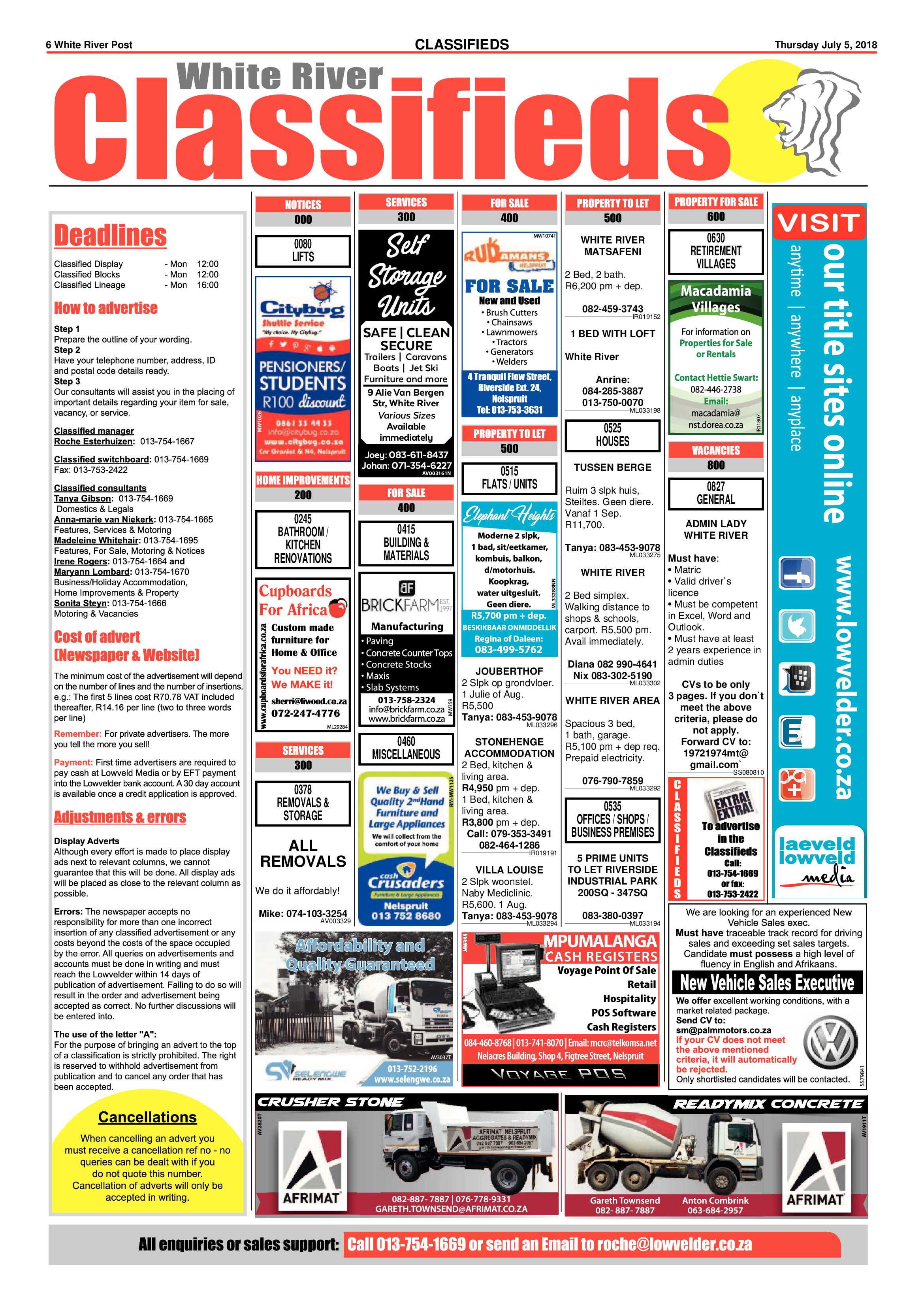 White River Post 5 July 2018 page 6