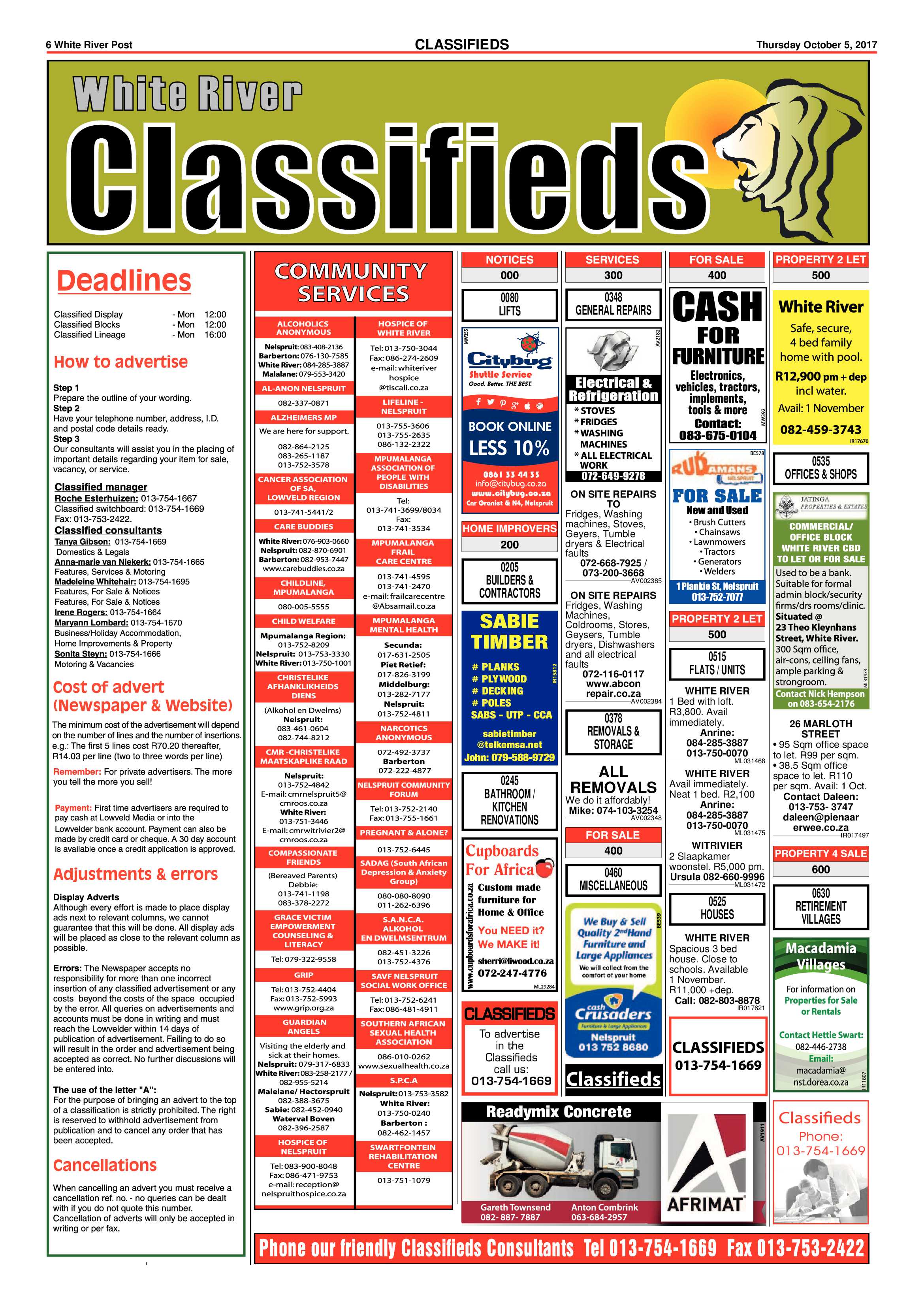 White River Post 5 October 2017 page 6