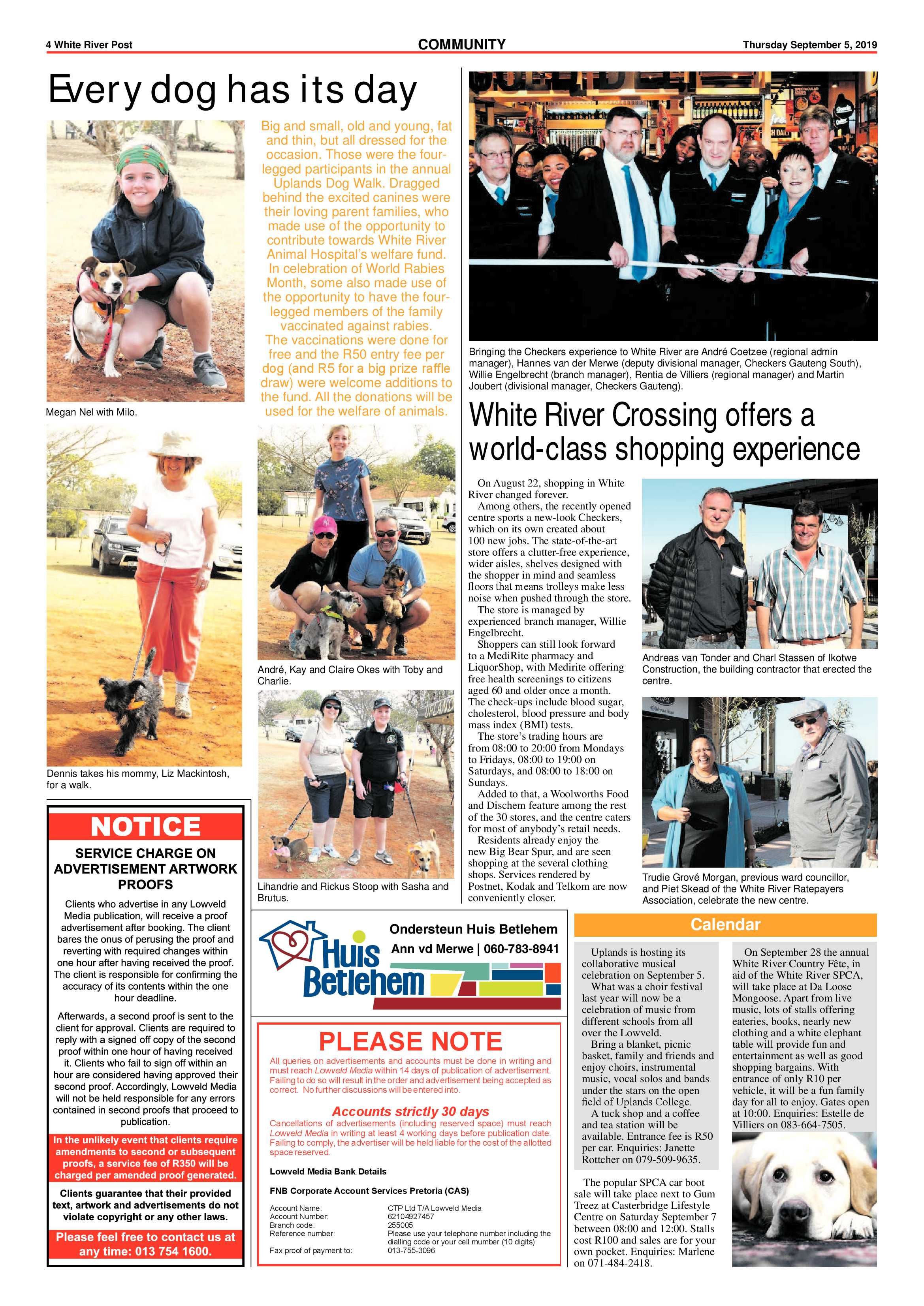White River Post 5 September 2019 page 4