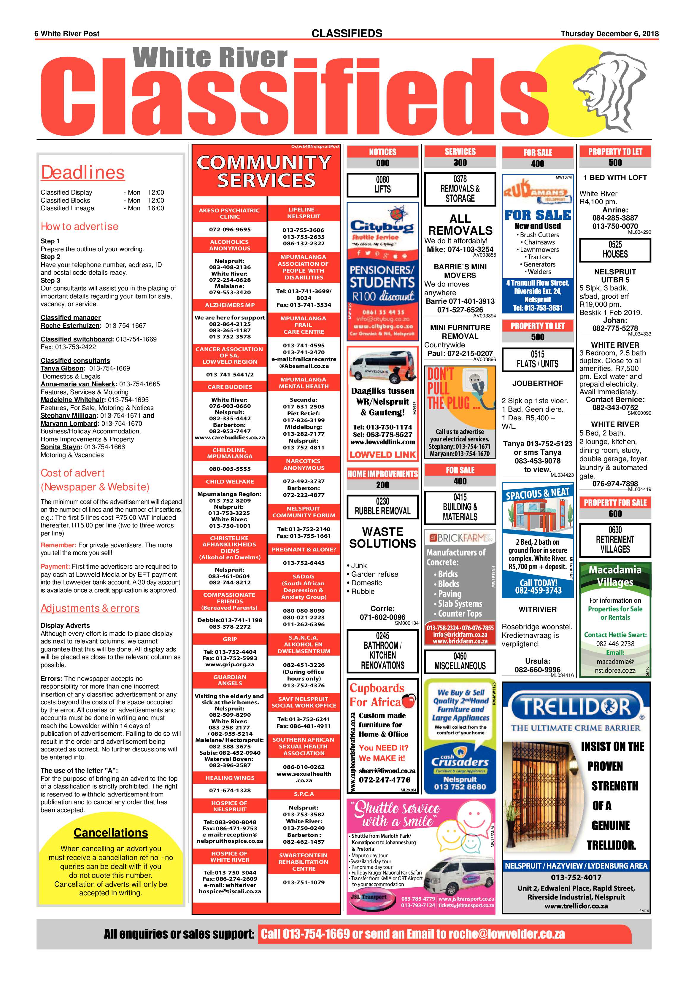 White River Post 6 December 2018 page 6