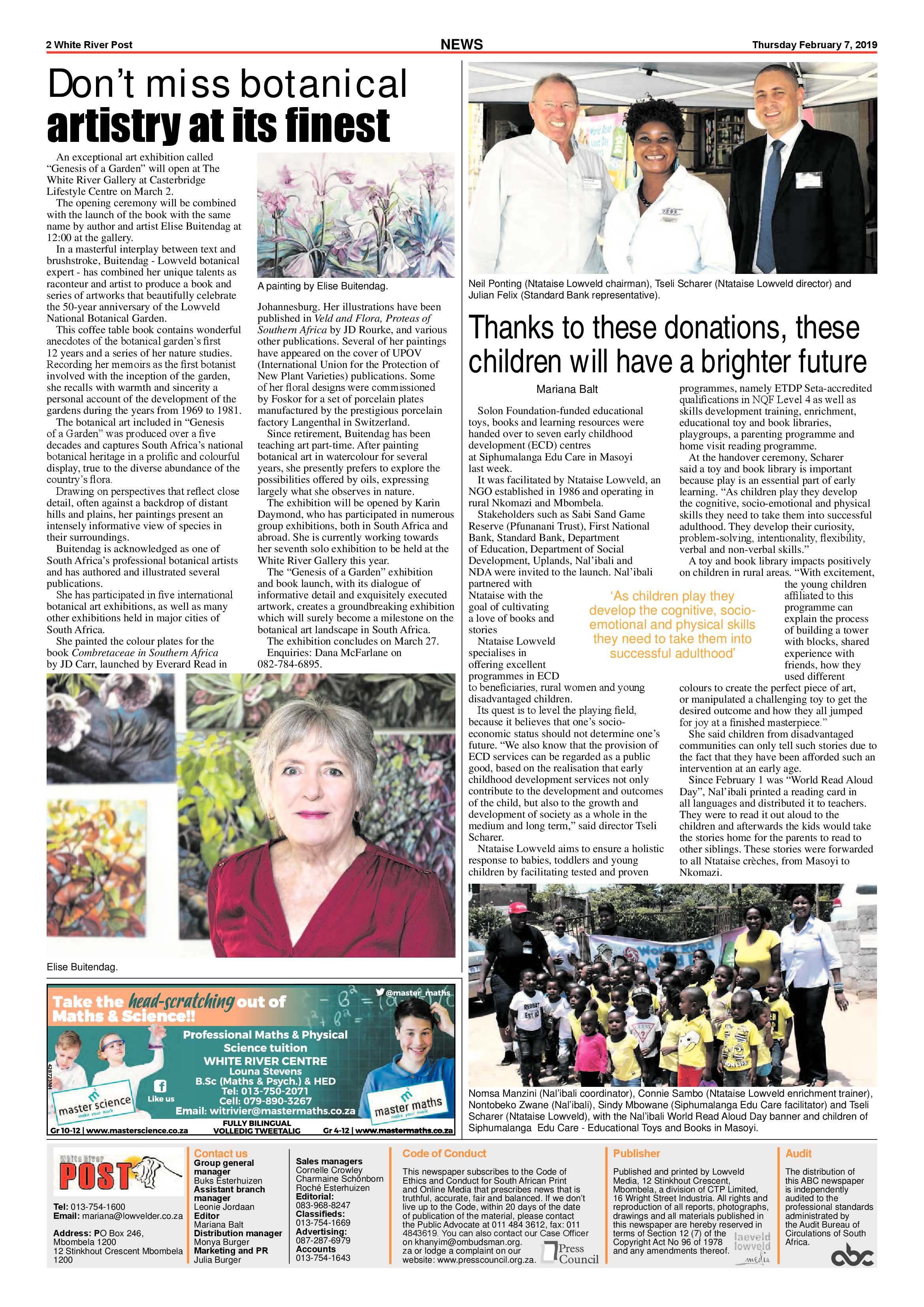 White River Post 7 February 2019 page 2