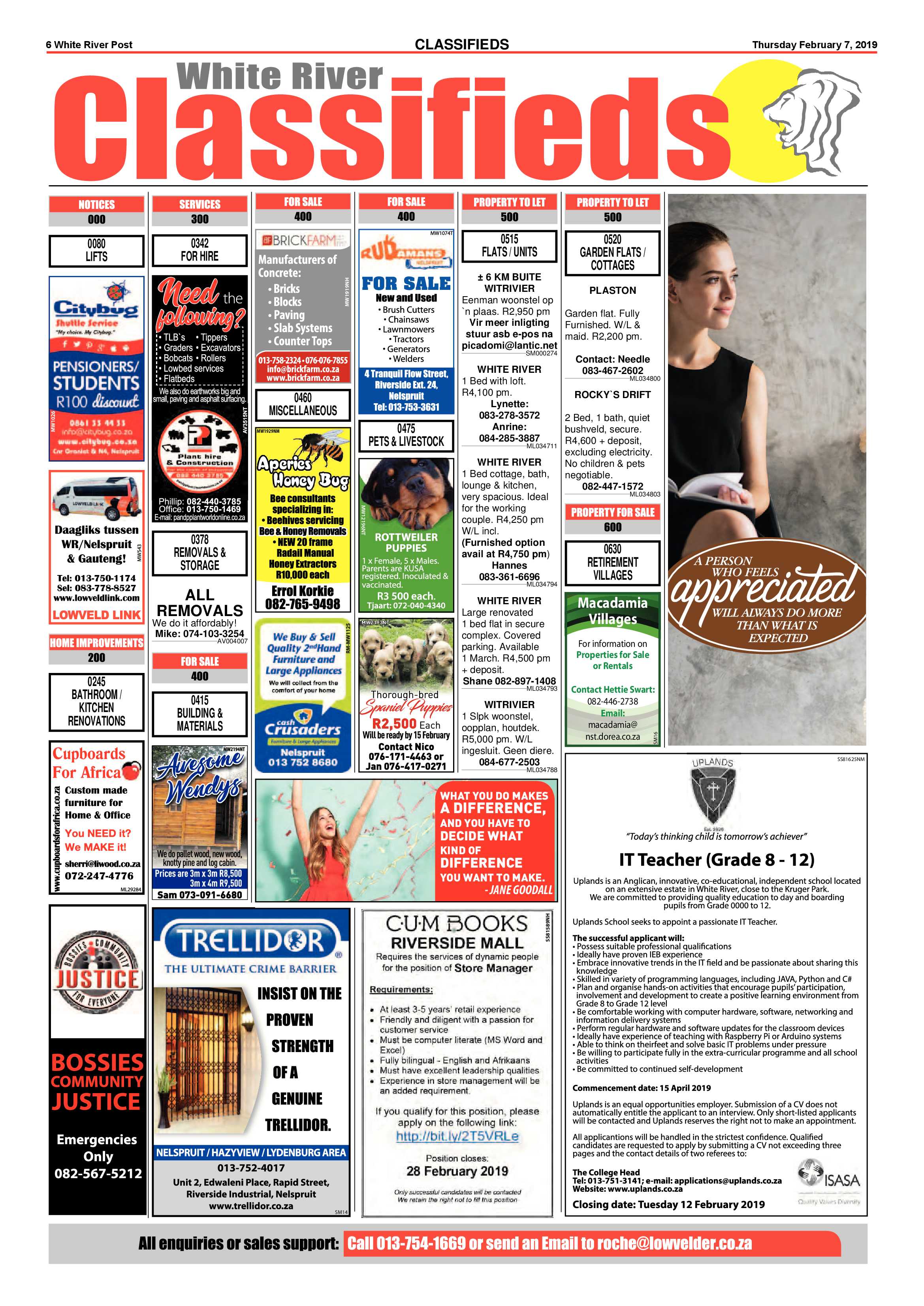 White River Post 7 February 2019 page 6