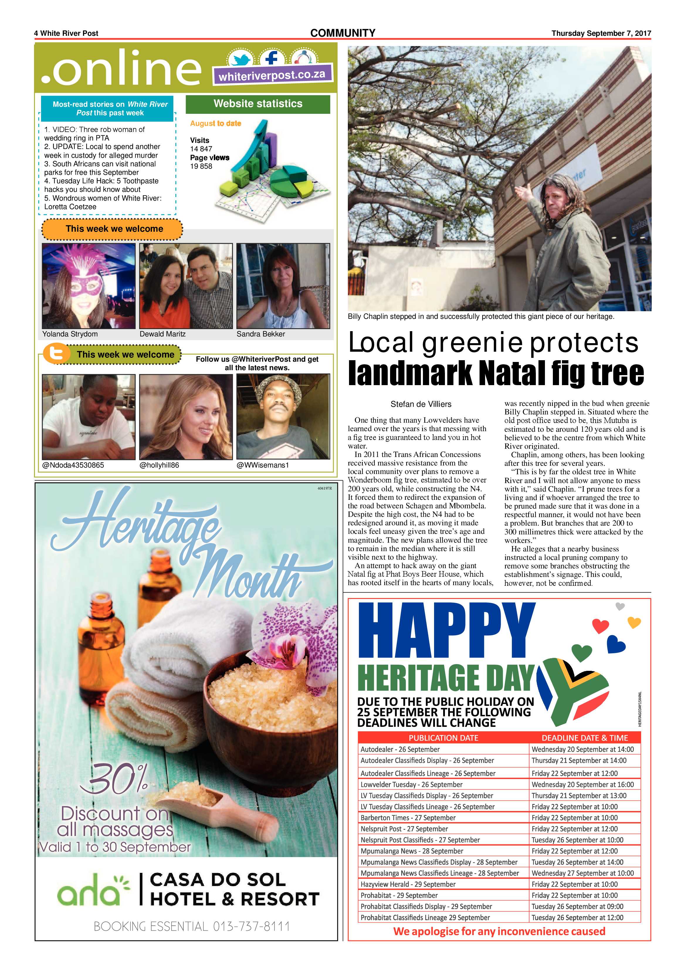 White River Post 7 September 2017 page 4