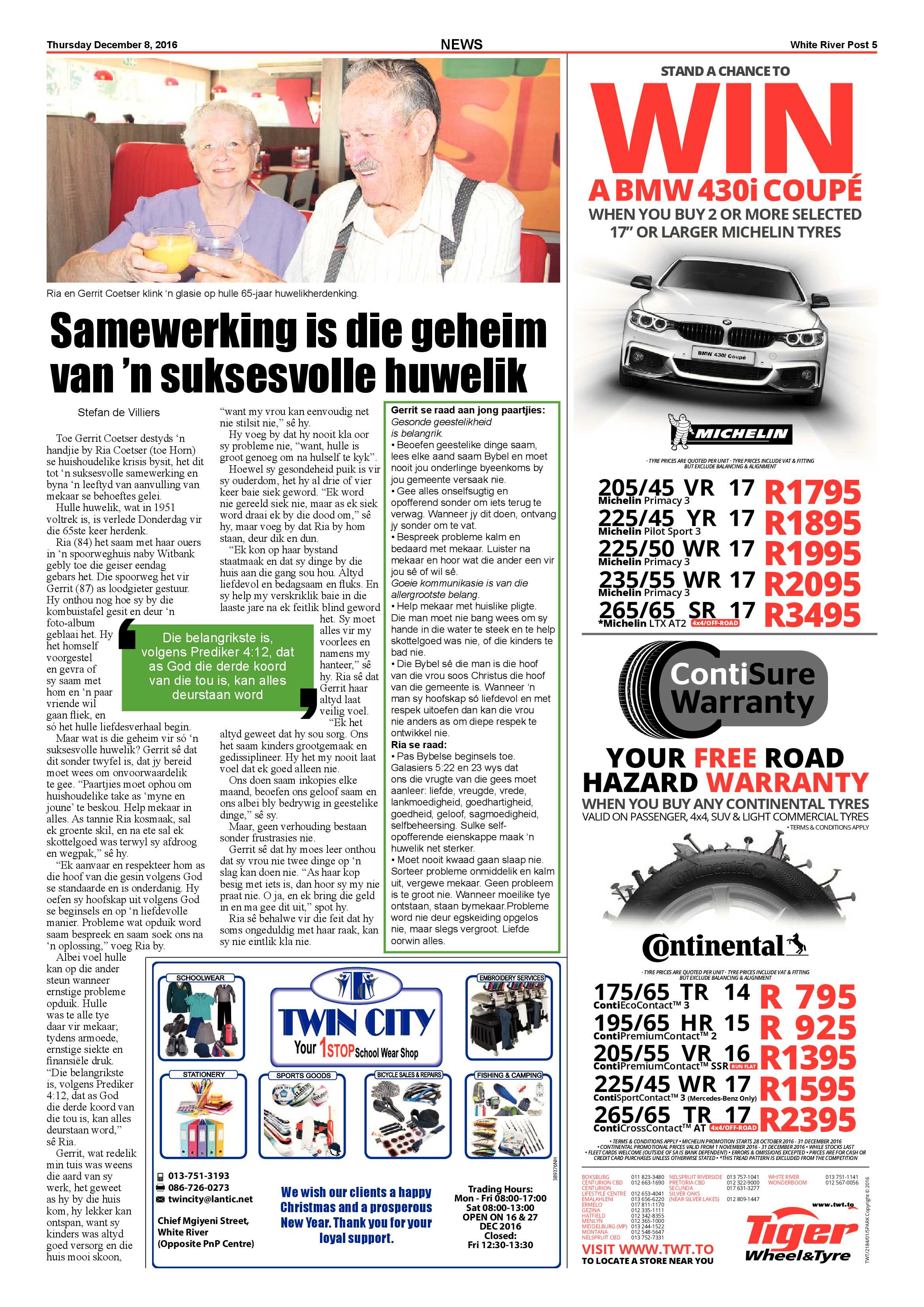White River Post 8 December 2016 page 5