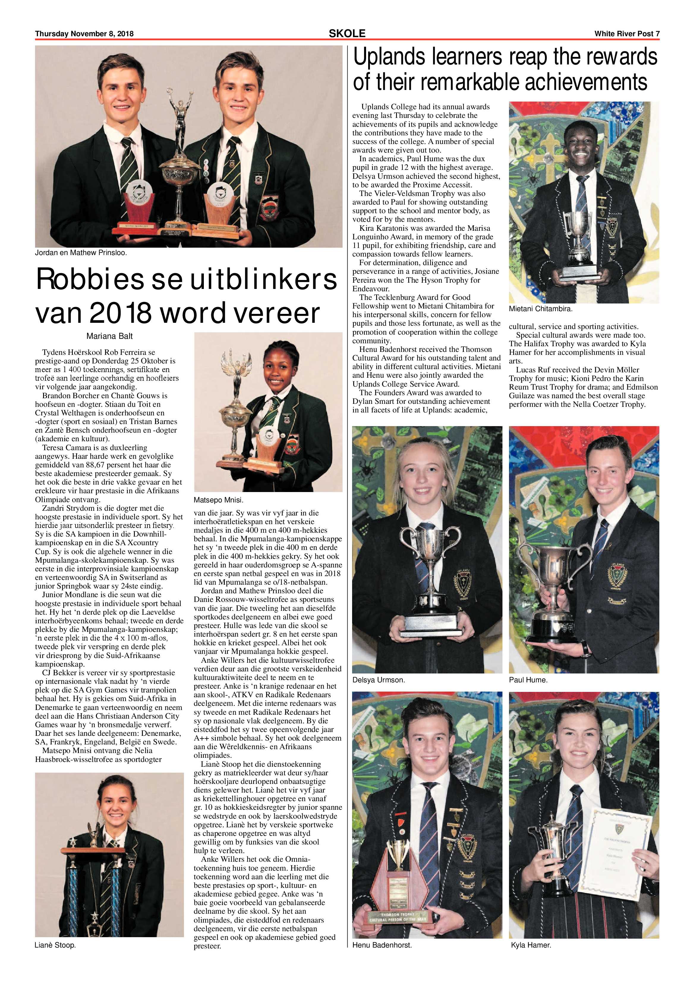 White River Post 8 November 2018 page 7