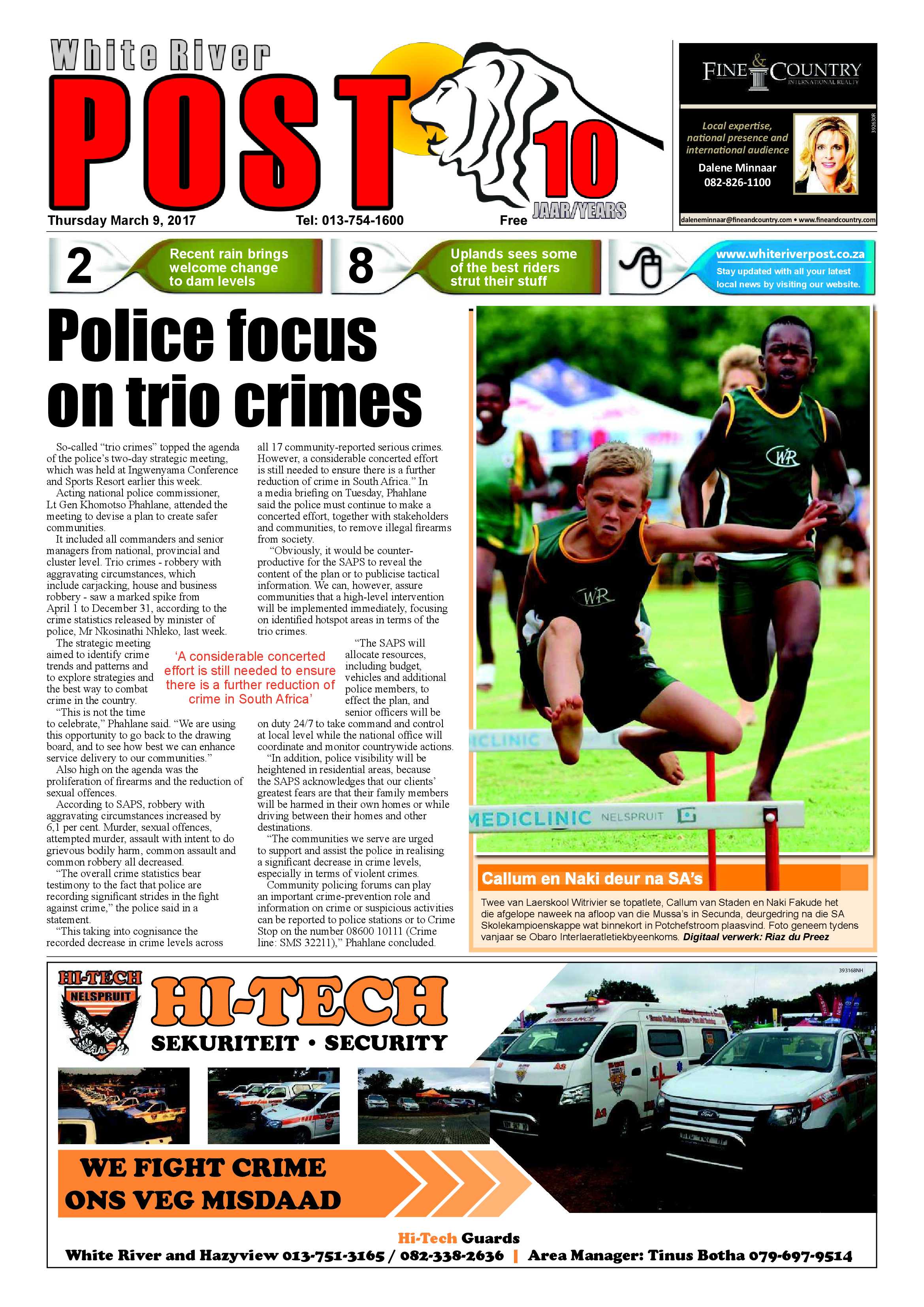 White River Post 9 March 2017 page 1